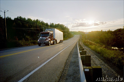 a road in canada
