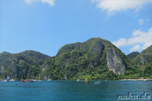 Abfahrt von Ko Phi Phi, Thailand