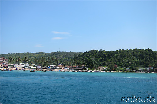 Abfahrt von Ko Phi Phi, Thailand