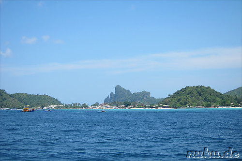 Abfahrt von Ko Phi Phi, Thailand
