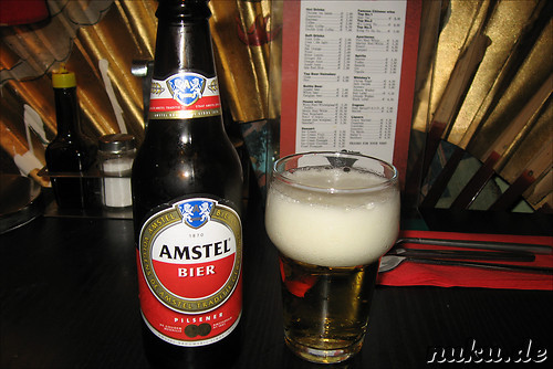Alternativen zu Heineken gibt es auch - zum Beispiel Amstel Bier...