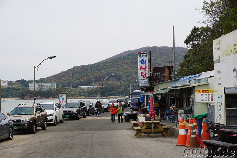 Am Bootsanleger Geunmuli Seonchakjang auf Muuido Island, Korea