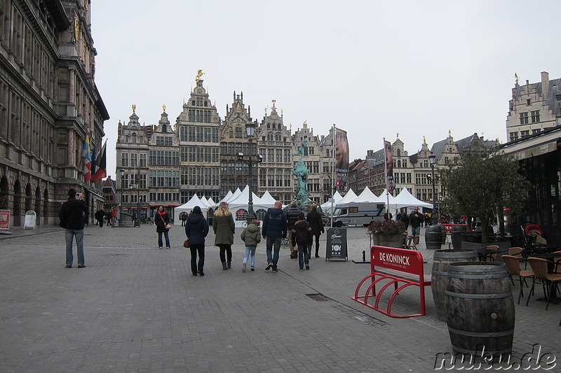 Am Grote Markt in Antwerpen, Belgien