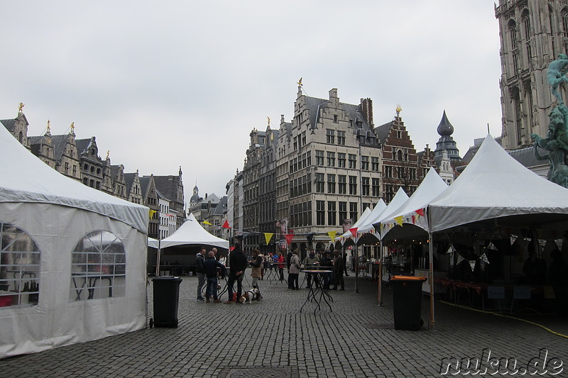 Am Grote Markt in Antwerpen, Belgien