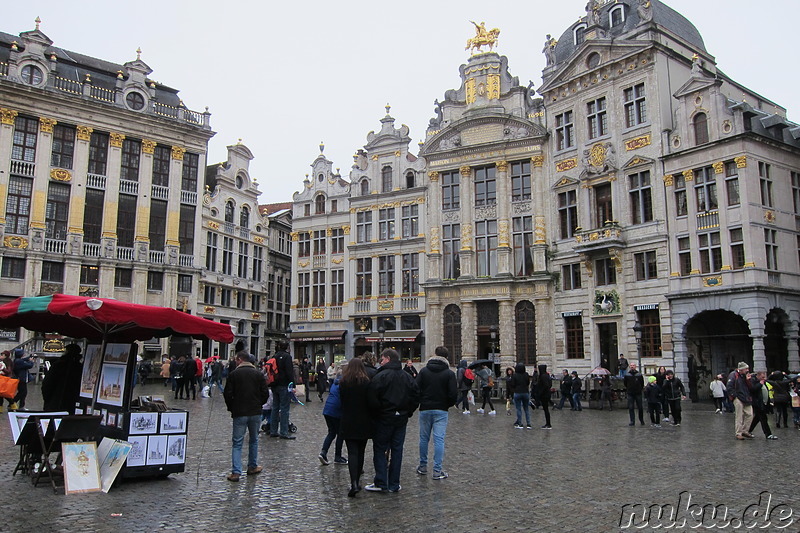 Am Grote Markt in Brüssel, Belgien