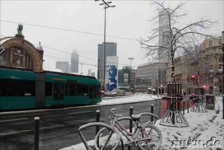 Am Hauptbahnhof in Frankfurt
