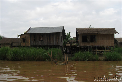 Am Inle Lake zwischen Nyaung Shwe und Ywama in Burma