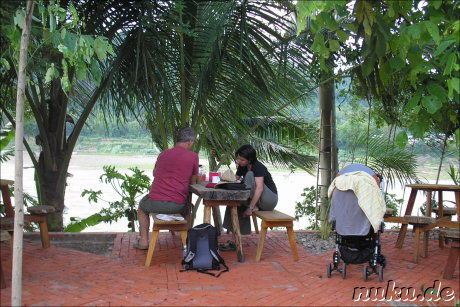 Am Mekong in Luang Prabang, Laos