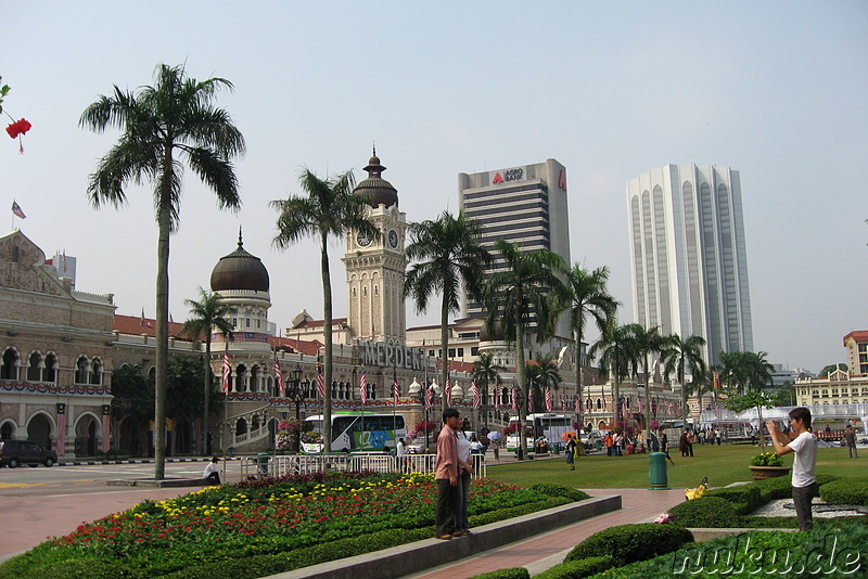 Am Merdeka Square in Kuala Lumpur, Malaysia
