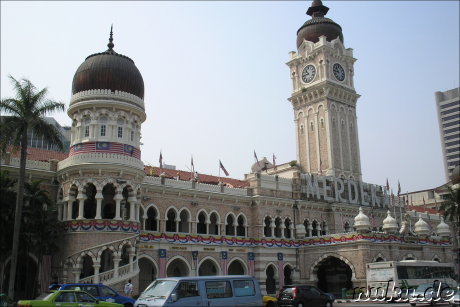 Am Merdeka Square in Kuala Lumpur, Malaysia