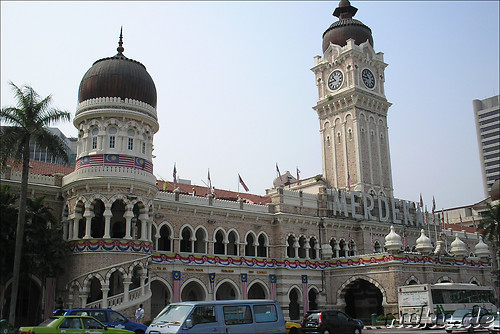 Am Merdeka Square in Kuala Lumpur, Malaysia