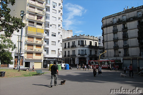 Am Parque Lezama in San Telmo, Buenos Aires, Argentinien