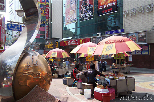 Am PIFF Square in Nampodong