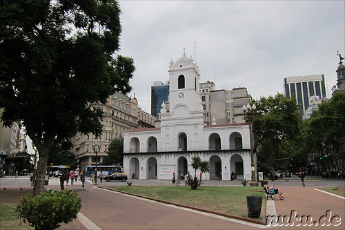 Am Plaza de Mayo in Buenos Aires, Argentinien
