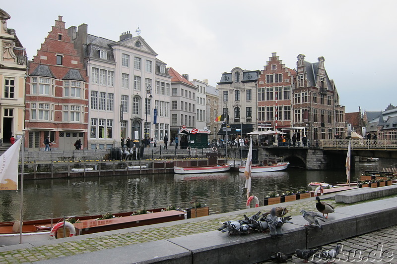An der Leie in Gent, Belgien