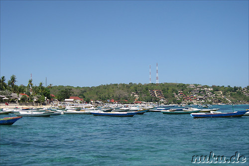 Anfahrt auf Nusa Lembongan