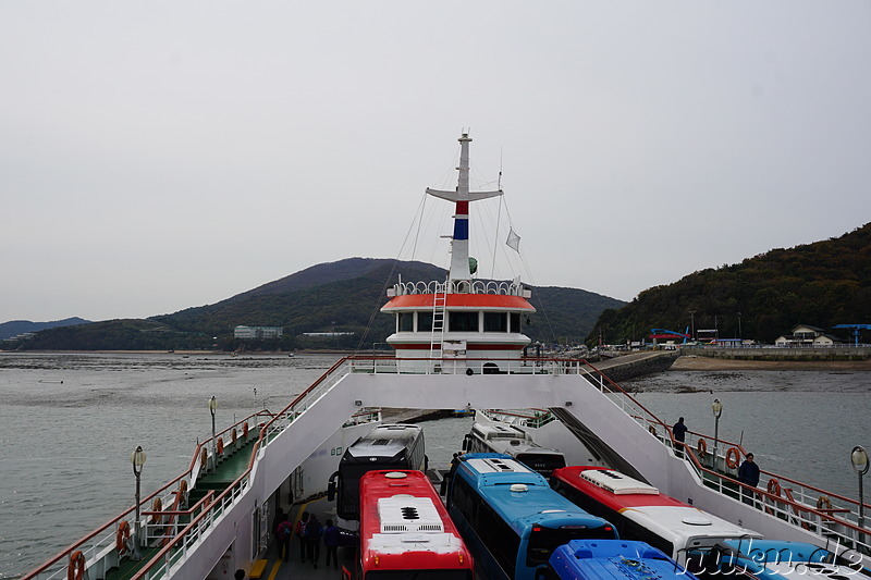 Anfahrt von Muuido Island, Korea