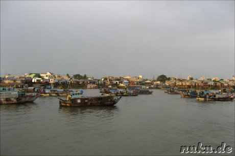 Ankunft in Chau Doc am naechsten Morgen