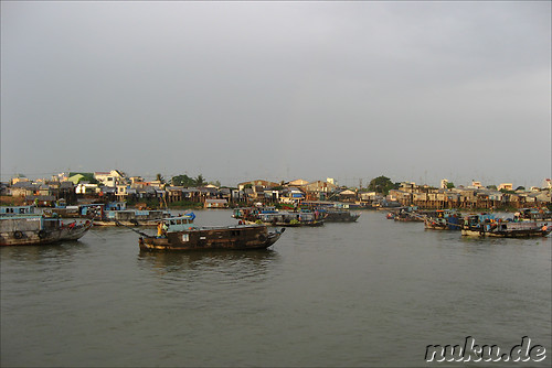 Ankunft in Chau Doc am naechsten Morgen