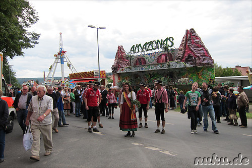 Annafest-Festgelaende Kellerwald in Forchheim