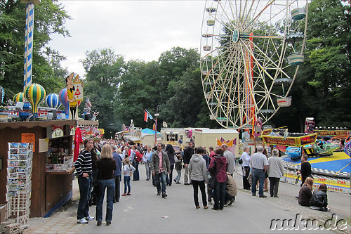 Annafest-Festgelaende Kellerwald in Forchheim