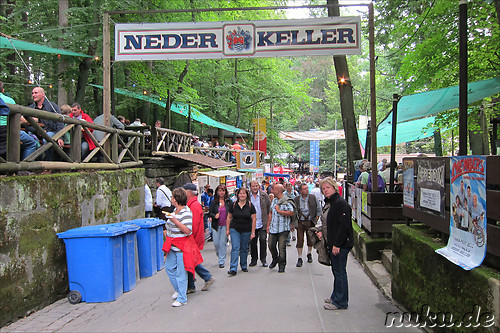 Annafest-Festgelaende Kellerwald in Forchheim