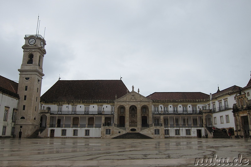 Auf dem Campus der Universität Coimbra - Velha Universidade, Coimbra, Portugal