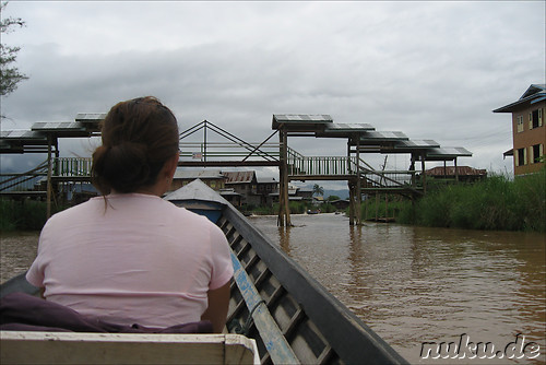 Auf dem Inle Lake zwischen Inthein und Tha Lay, Myanmar