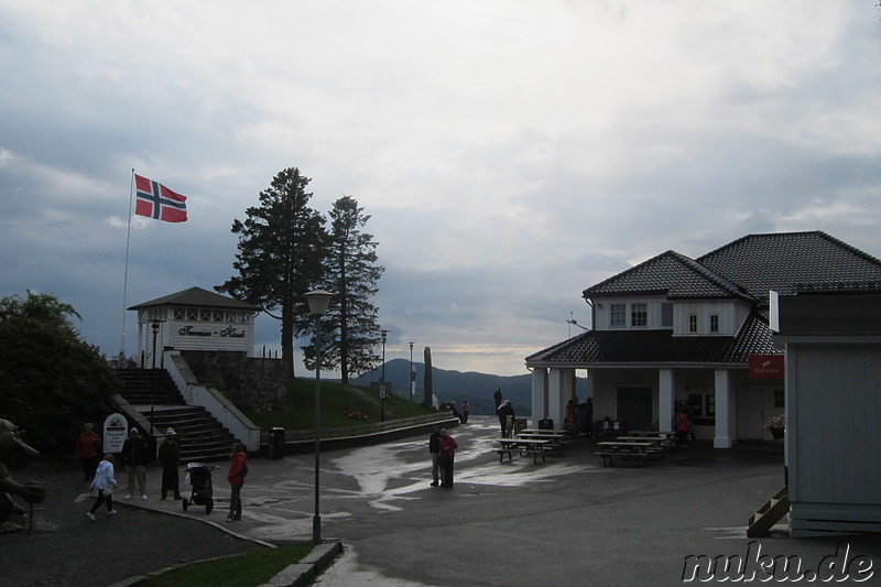 Auf dem Mt. Floyen in Bergen, Norwegen