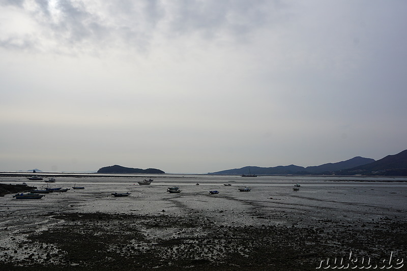 Auf dem Weg zum Fähranleger auf Jamjindo Island, Korea