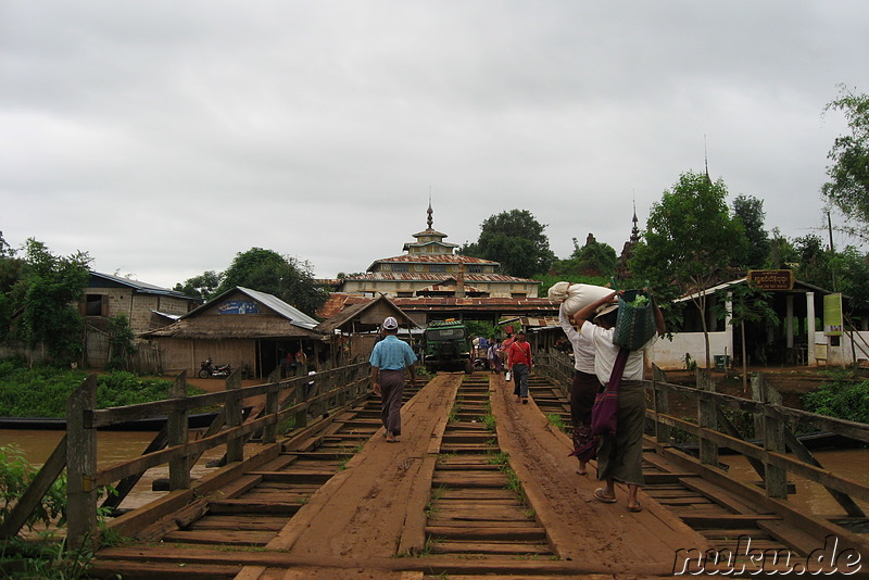 Auf dem Weg zum Nyaung Ohak und zur Shwe Inn Thein Paya