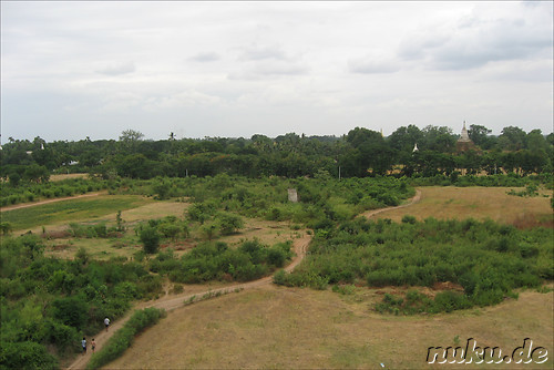 Ausblick vom Nanmyin Watchtower in Inwa bei Mandalay, Myanmar