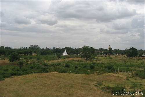 Ausblick vom Nanmyin Watchtower in Inwa bei Mandalay, Myanmar