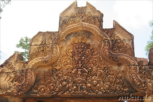 Banteay Srei Tempel in Angkor, Kambodscha