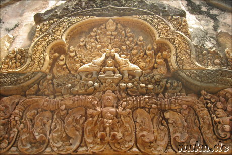 Banteay Srei Tempel in Angkor, Kambodscha