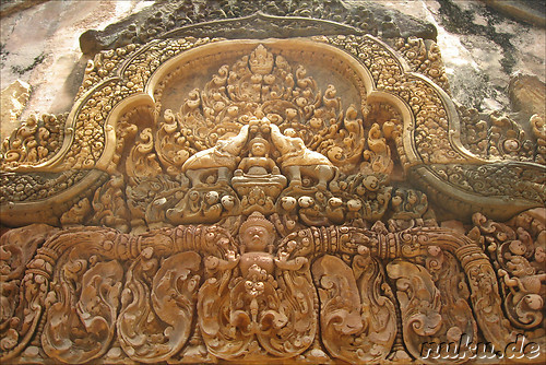 Banteay Srei Tempel in Angkor, Kambodscha