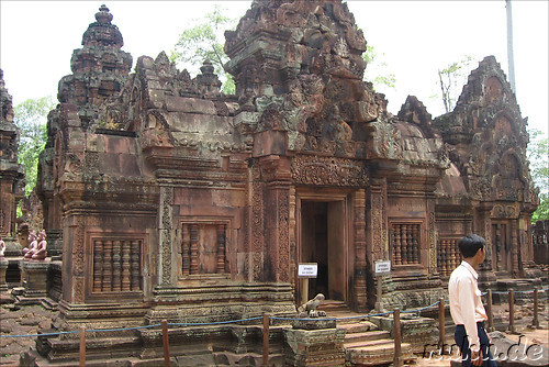 Banteay Srei Tempel in Angkor, Kambodscha