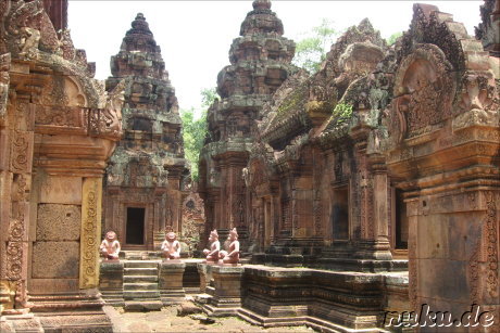 Banteay Srei Tempel in Angkor, Kambodscha
