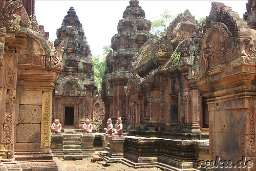 Banteay Srei Tempel in Angkor, Kambodscha