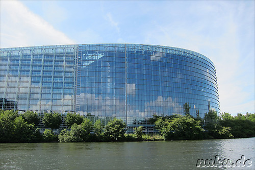 Batorama Boat Trip auf der Ill in Strasbourg, Frankreich