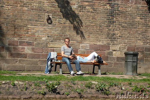 Batorama Boat Trip auf der Ill in Strasbourg, Frankreich