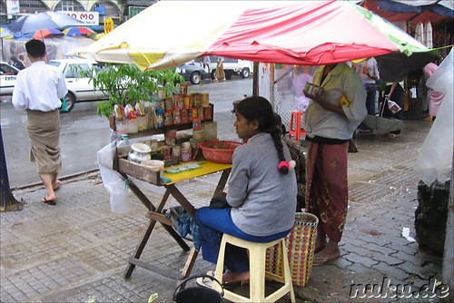 Betelnusskiosk in Yangon, Myanmar