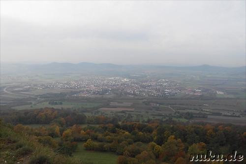 Blick auf Bad Staffelstein, Franken, Deutschland