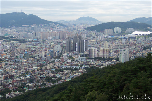 Blick auf Busan