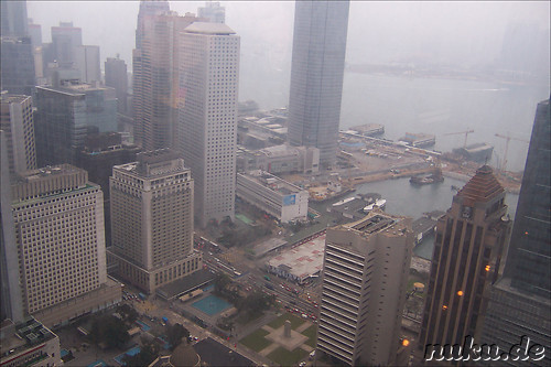 Blick auf Central, aus dem Bank of China Tower