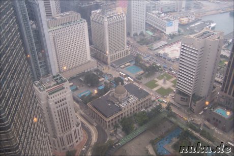 Blick auf Central, aus dem Bank of China Tower