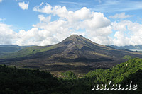 Blick auf den Vulkan Mount Batur auf Bali, Indonesien