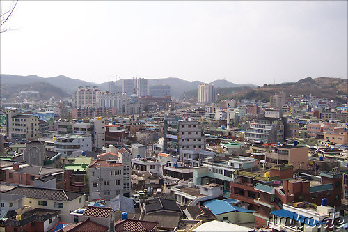 Blick auf Jinju