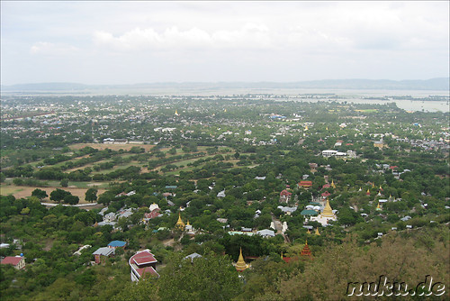 Blick auf Mandalay vom Mandalay Hill
