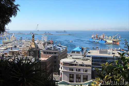 Blick auf Valparaiso, Chile